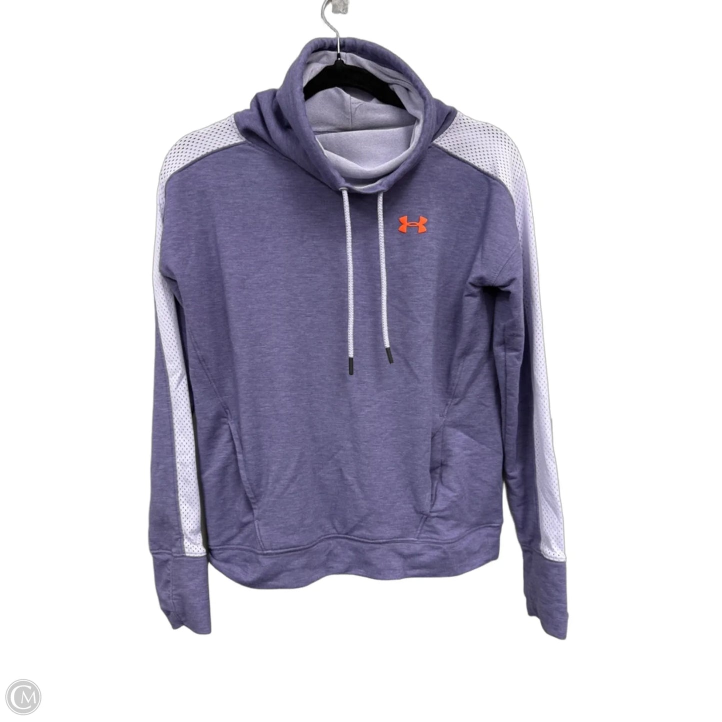 Athletic Sweatshirt Hoodie By Under Armour In Purple, Size: Xs