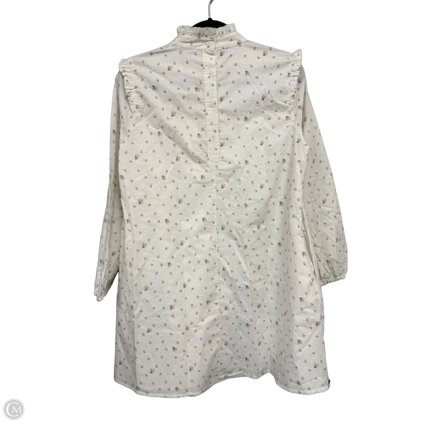 Dress Casual Short By English Factory In Pink & White, Size: Xs