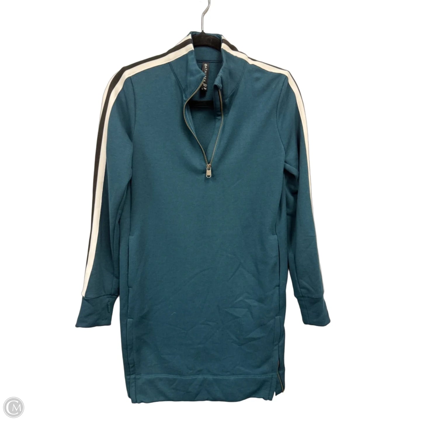 Athletic Dress By Athleta In Teal, Size: Xsp