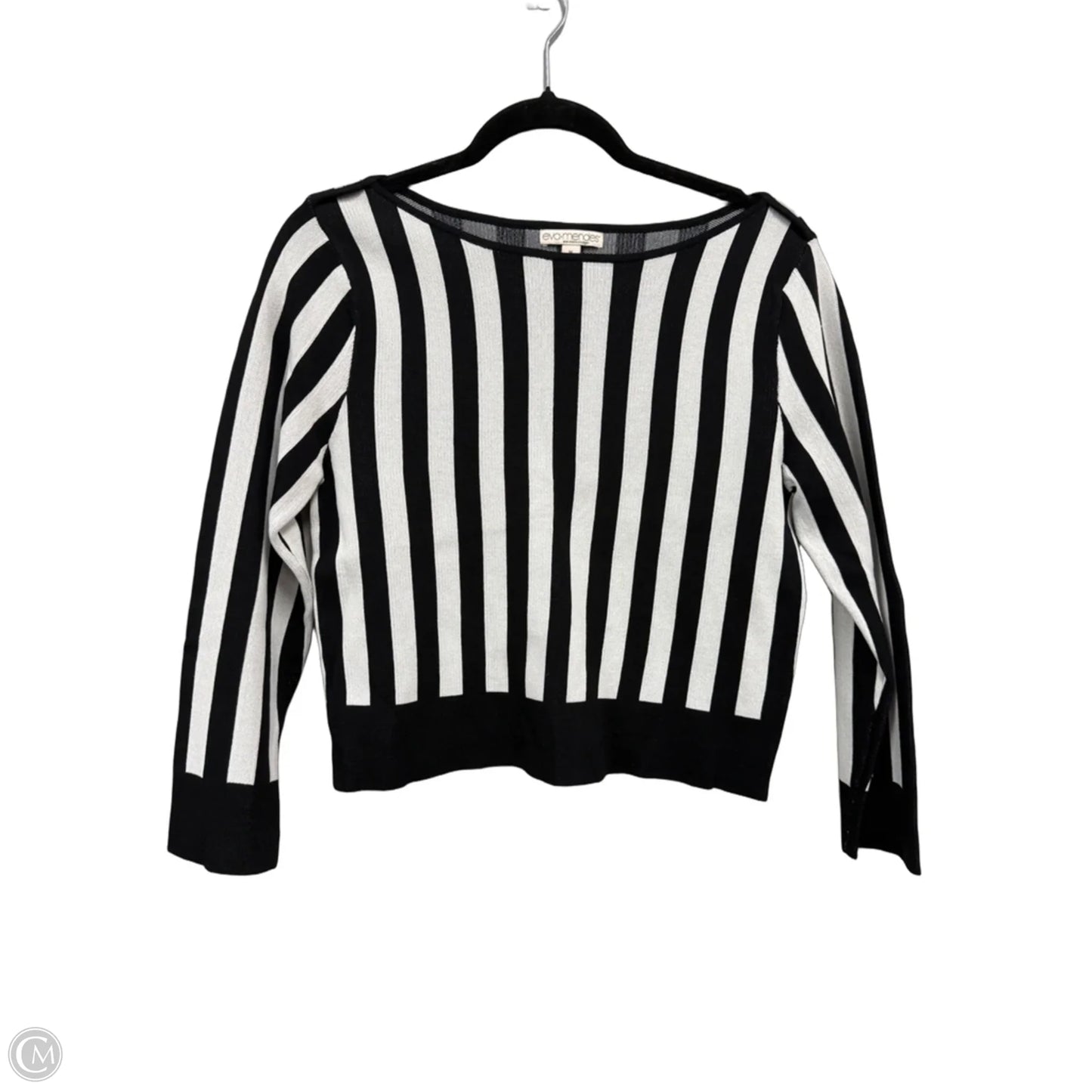 Sweater By Eva Mendes In Black & White, Size: M