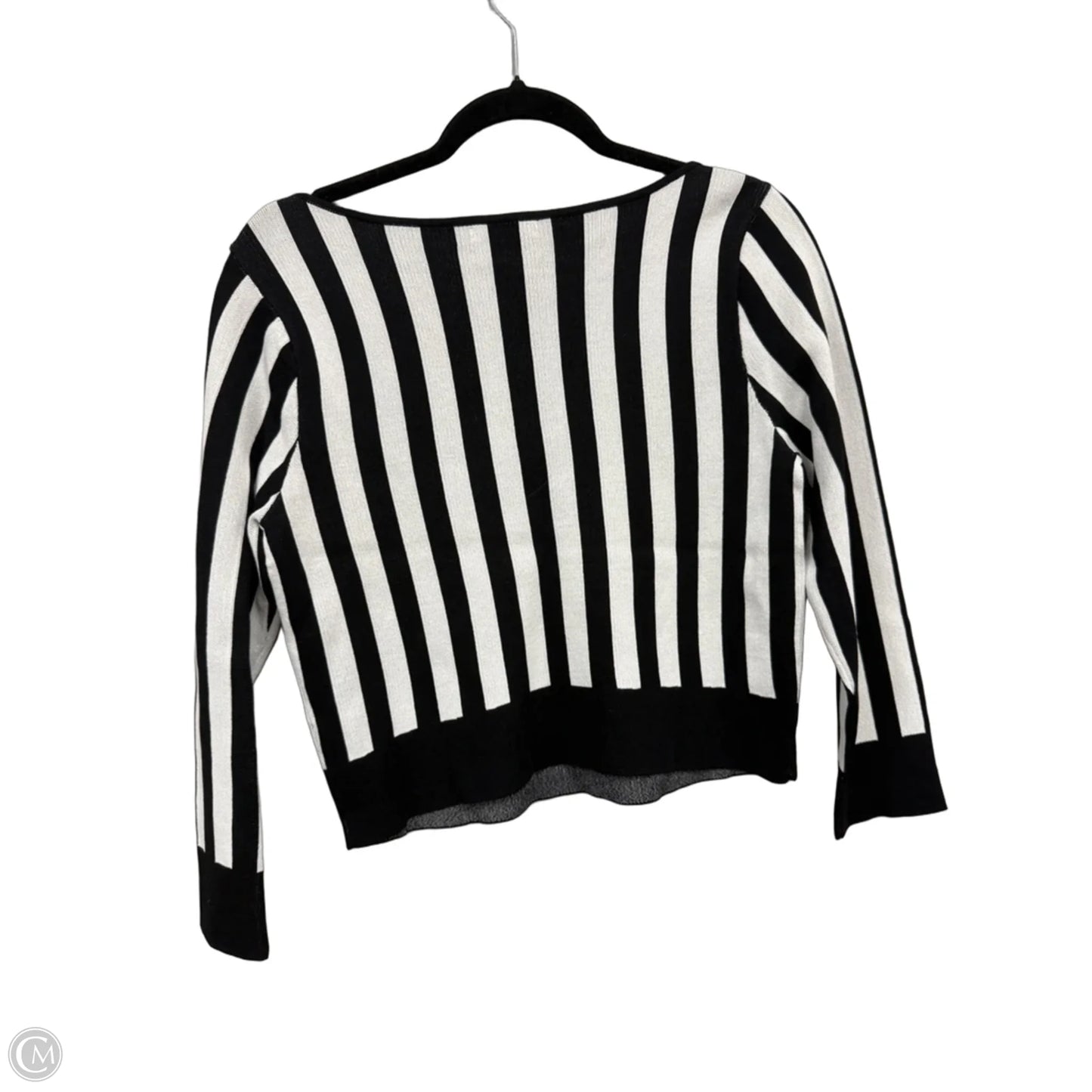 Sweater By Eva Mendes In Black & White, Size: M