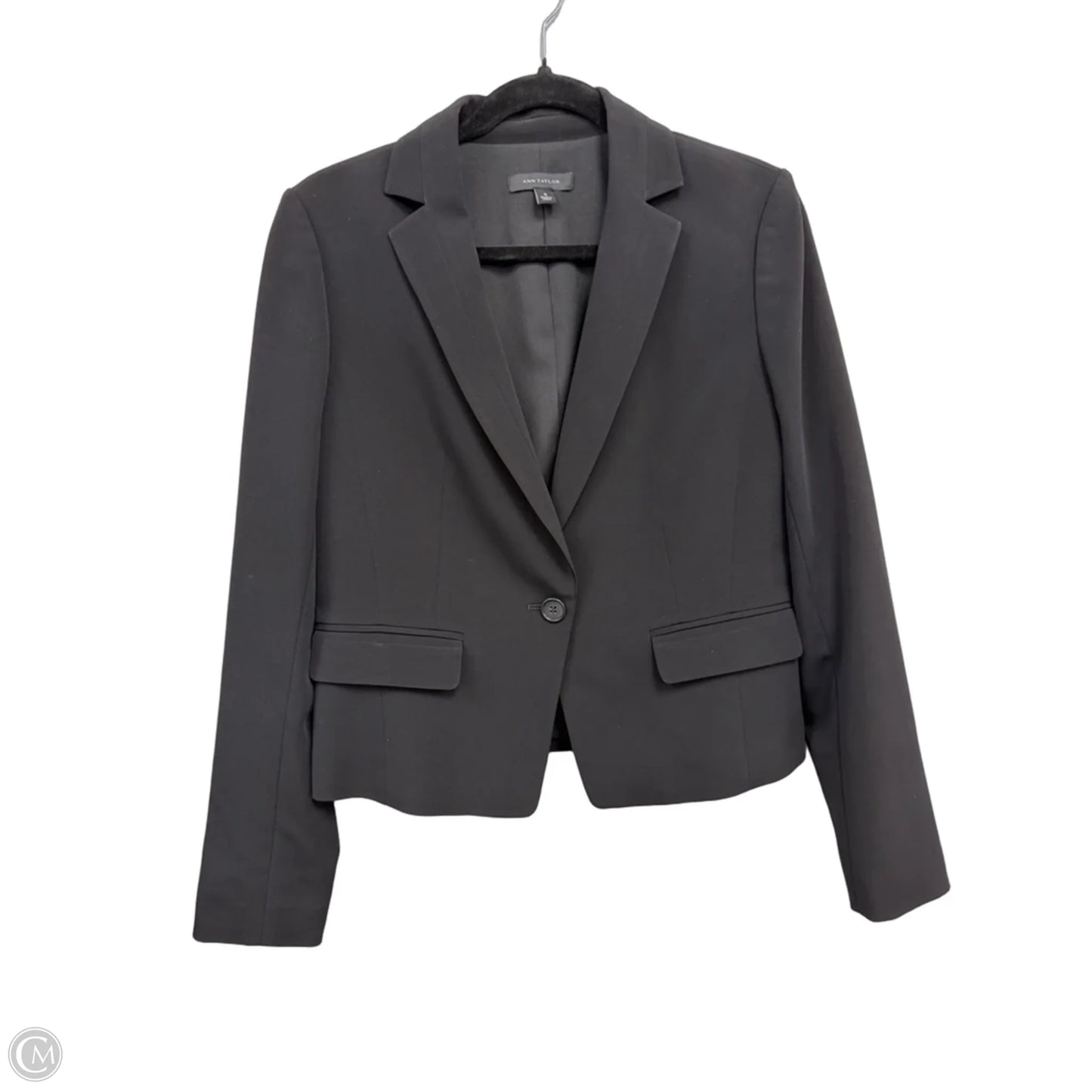 Blazer By Ann Taylor In Black, Size: 6