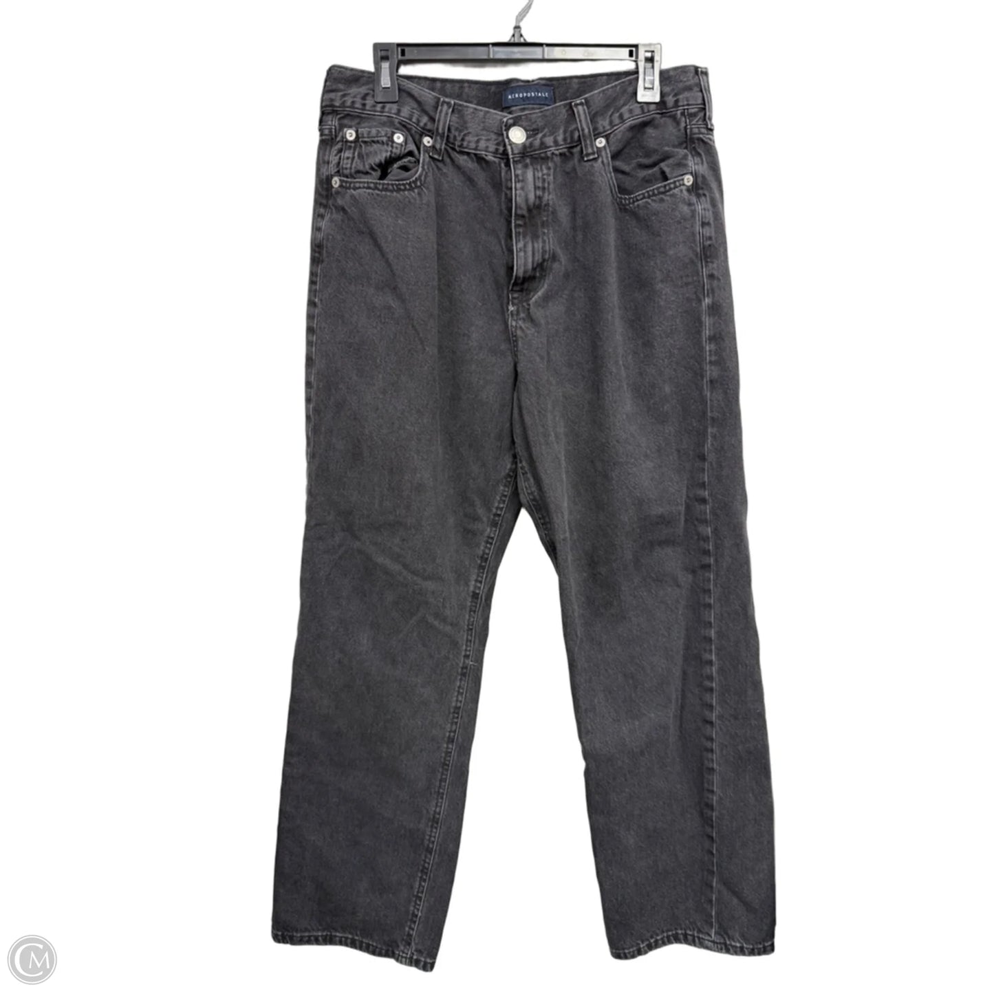 Jeans Straight By Aeropostale In Black, Size: 12