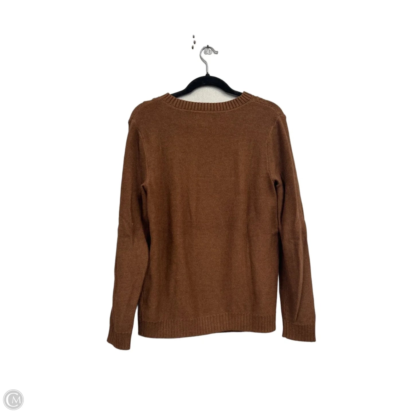 Sweater By Croft And Barrow In Brown, Size: S