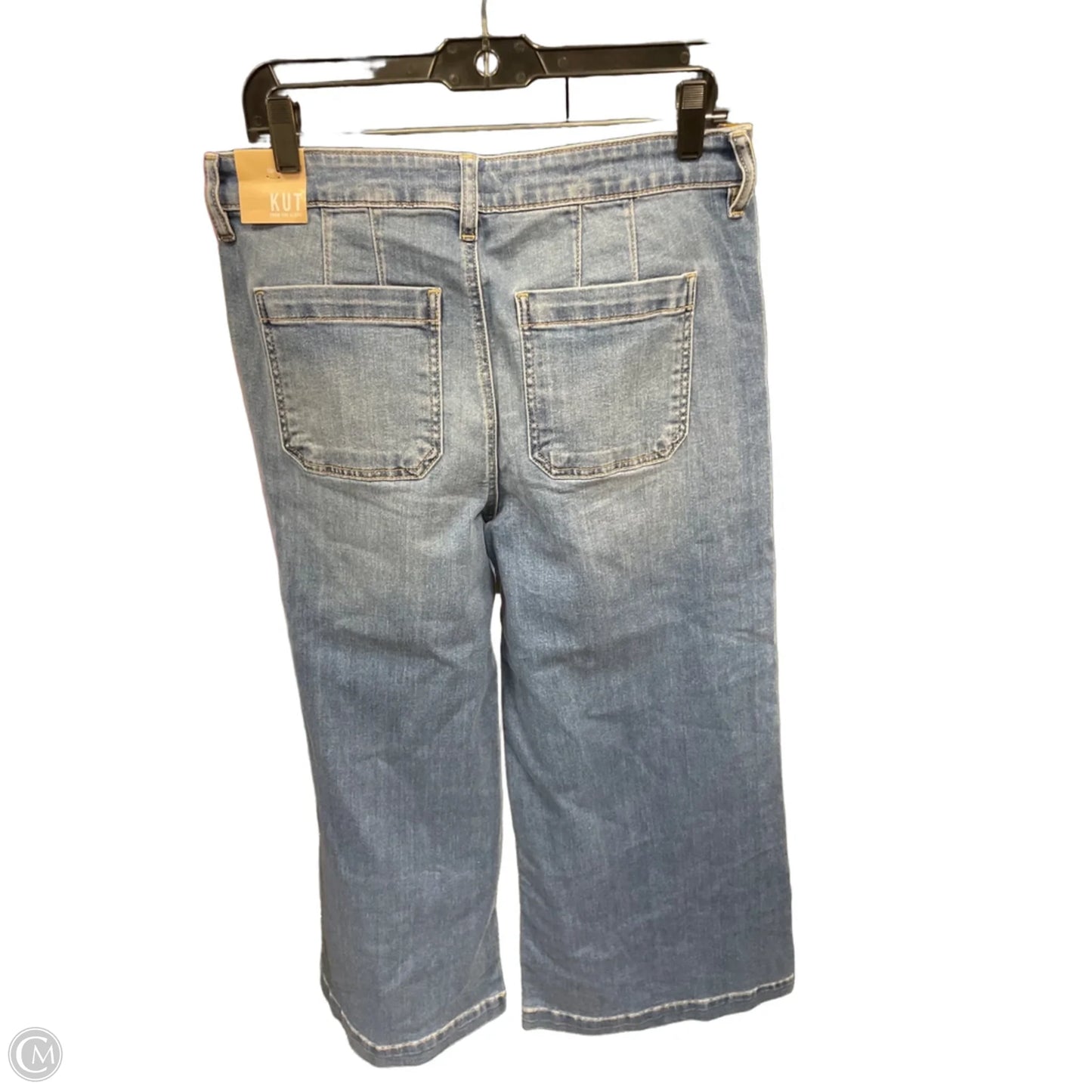 Jeans Wide Leg By Kut In Blue Denim, Size: 6