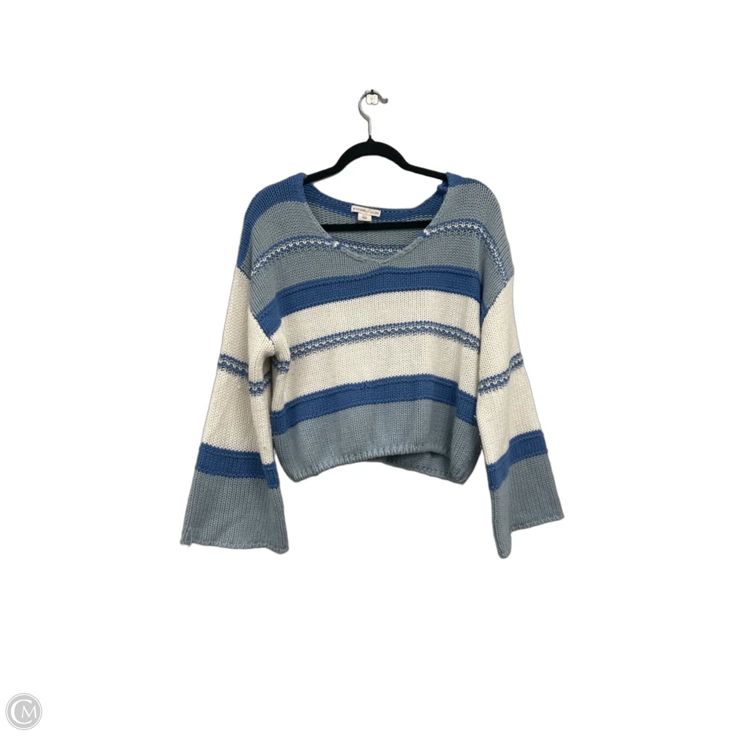 Sweater By Sincerely Jules In Blue & White, Size: M