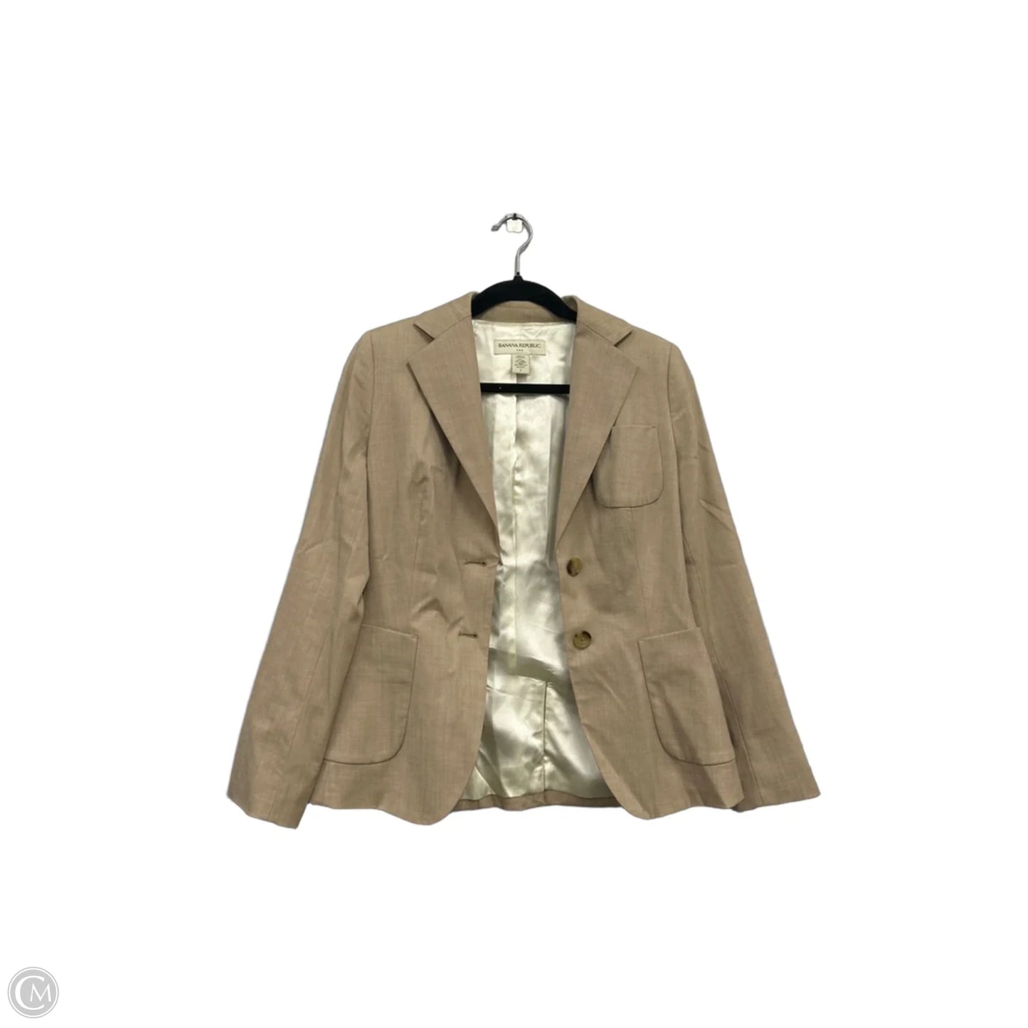 Blazer By Banana Republic In Tan, Size: 2