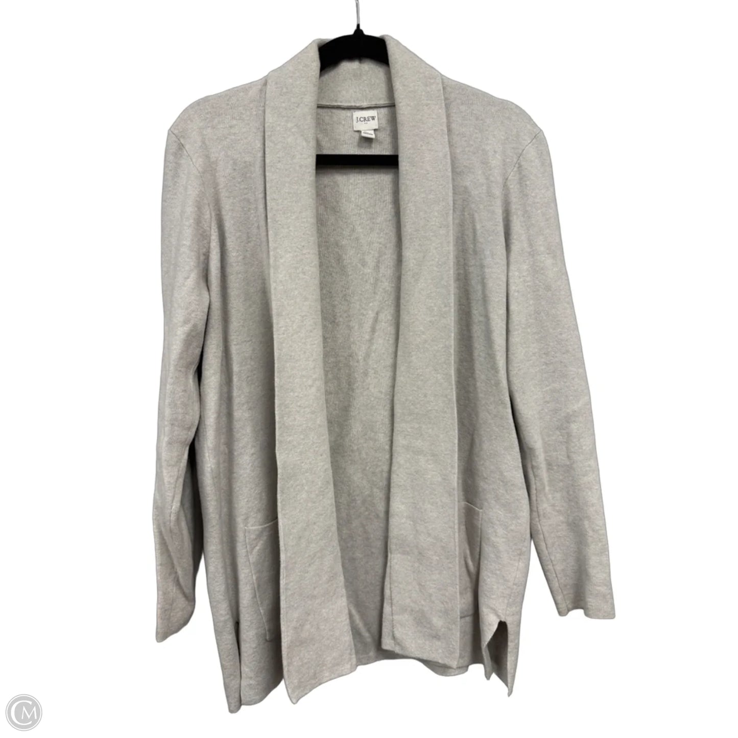Sweater Cardigan By J. Crew In Grey, Size: M