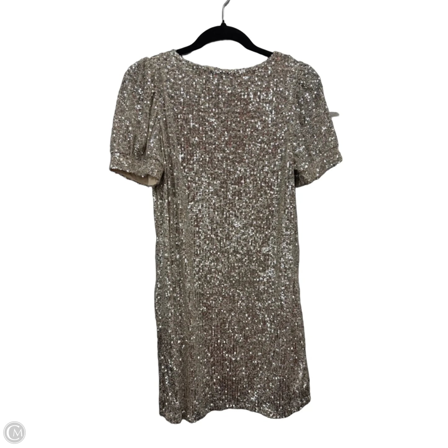 Dress Party Short By Cable And Gauge In Cream & Silver, Size: S