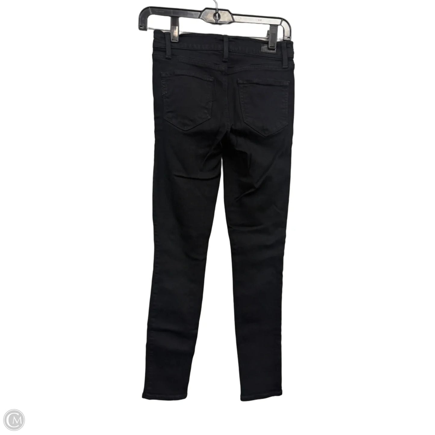 Jeans Skinny By Paige In Black Denim, Size: 4