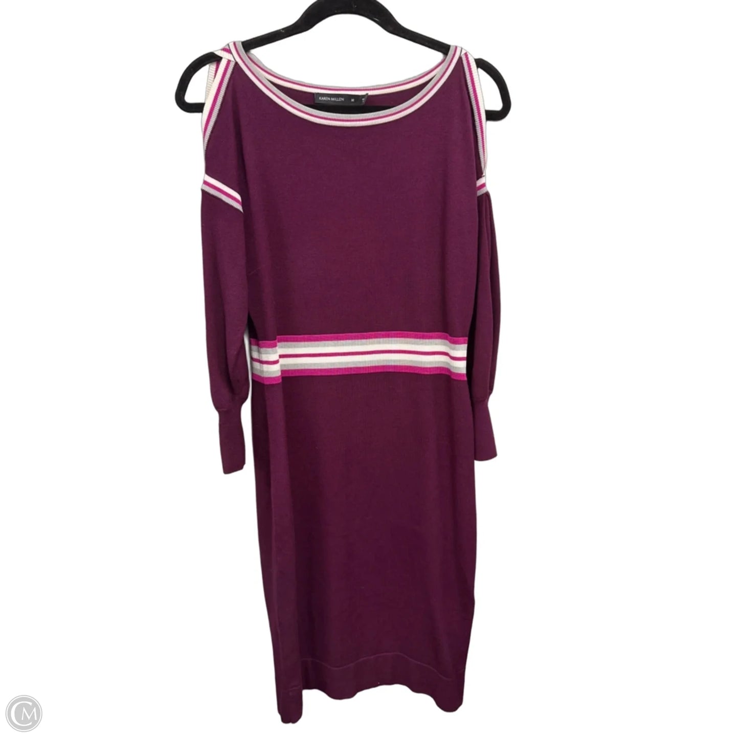 Dress Sweater By Karen Millen In Maroon, Size: M
