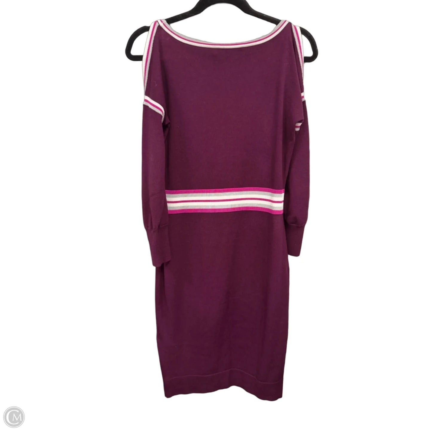 Dress Sweater By Karen Millen In Maroon, Size: M