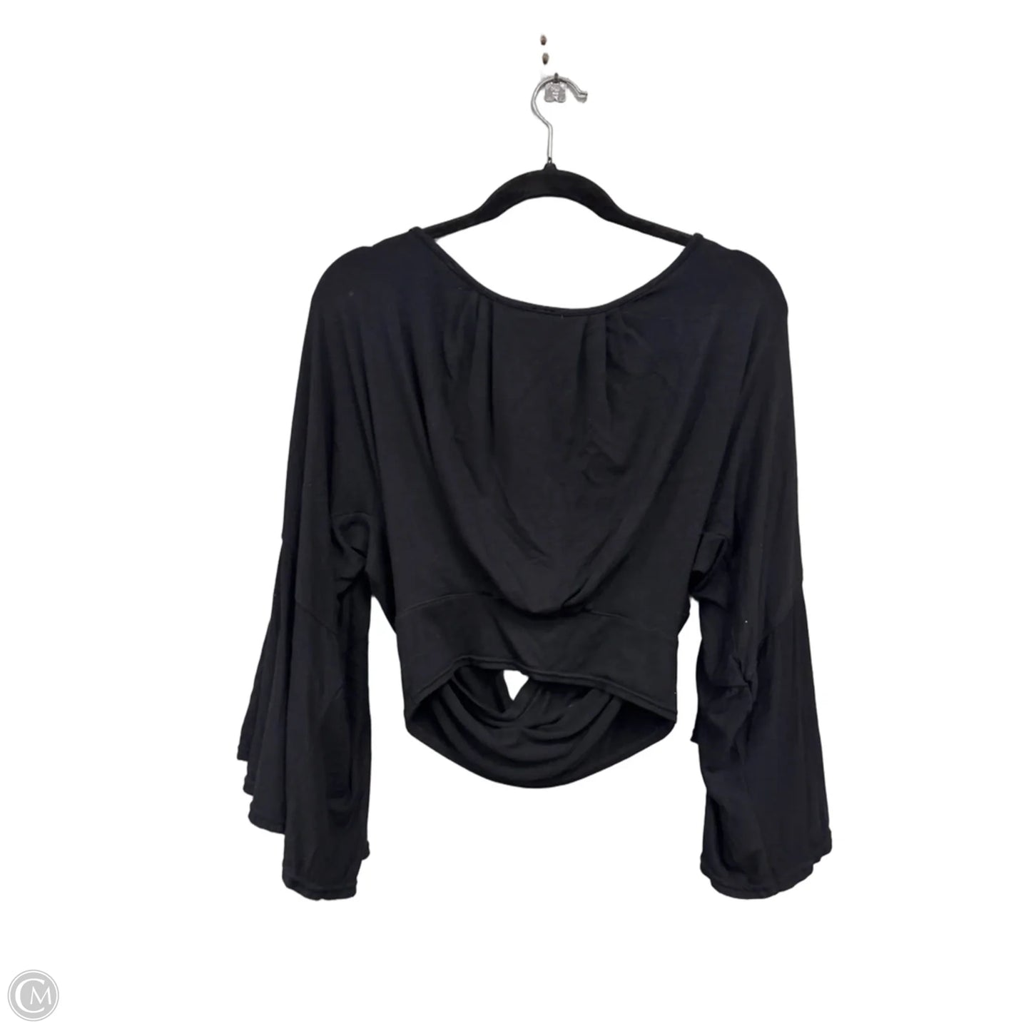Blouse 3/4 Sleeve By Free People In Black, Size: S