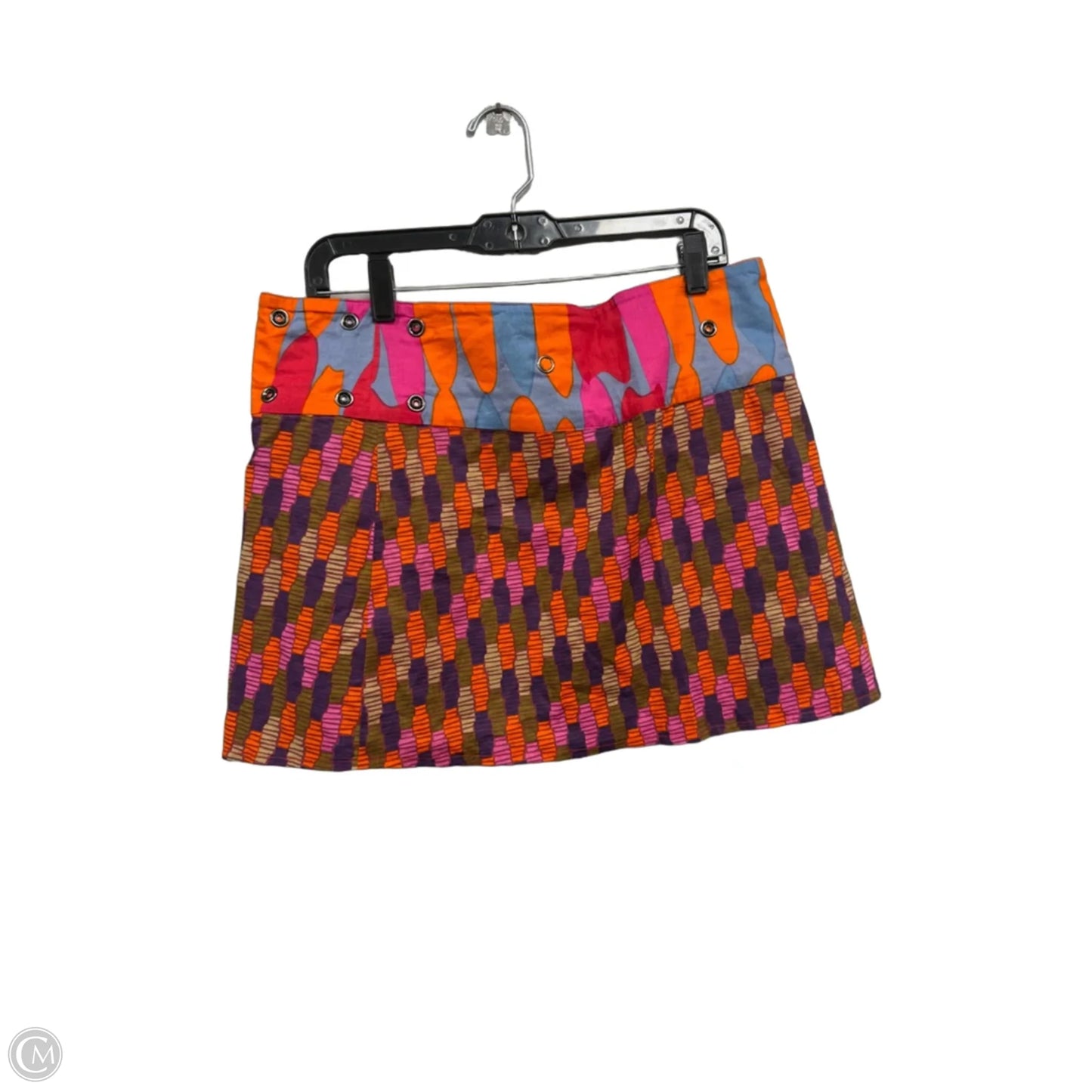 Skirt Mini & Short By Clothes Mentor In Orange & Purple, Size: Osfm