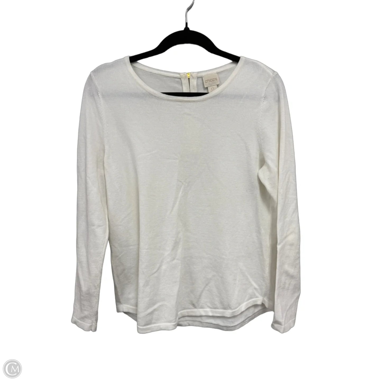 Sweater By Chicos In Ivory, Size: S