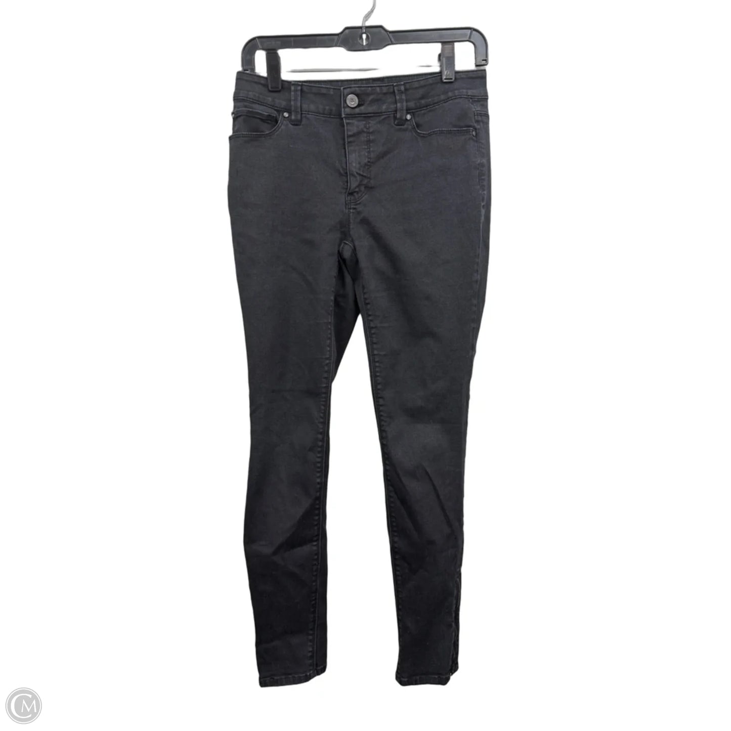 Jeans Skinny By White House Black Market In Black Denim, Size: 4