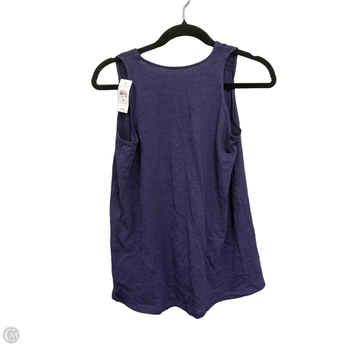 Top Sleeveless Basic By Loft In Purple, Size: Xs