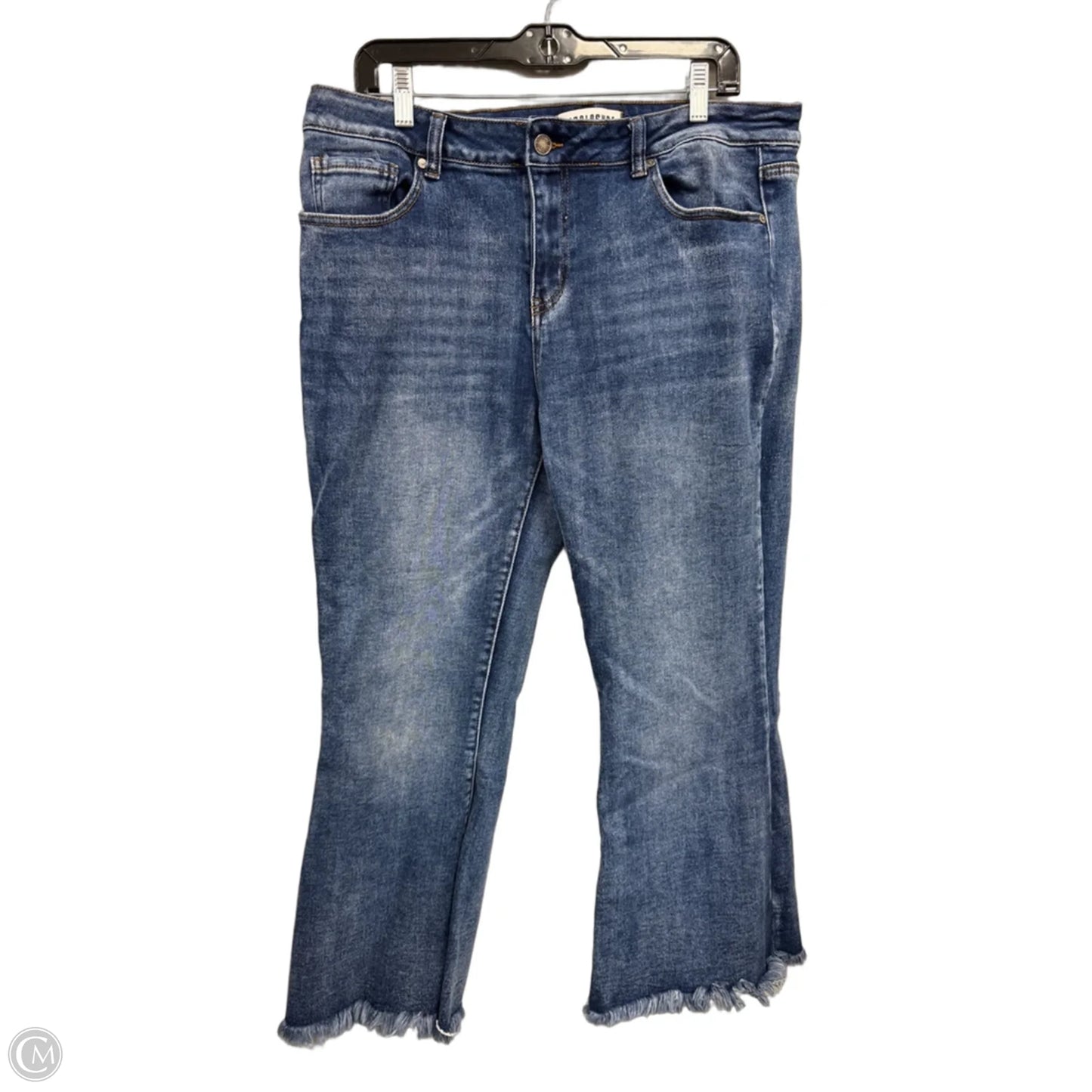 Jeans Wide Leg By Clothes Mentor In Blue Denim, Size: 14