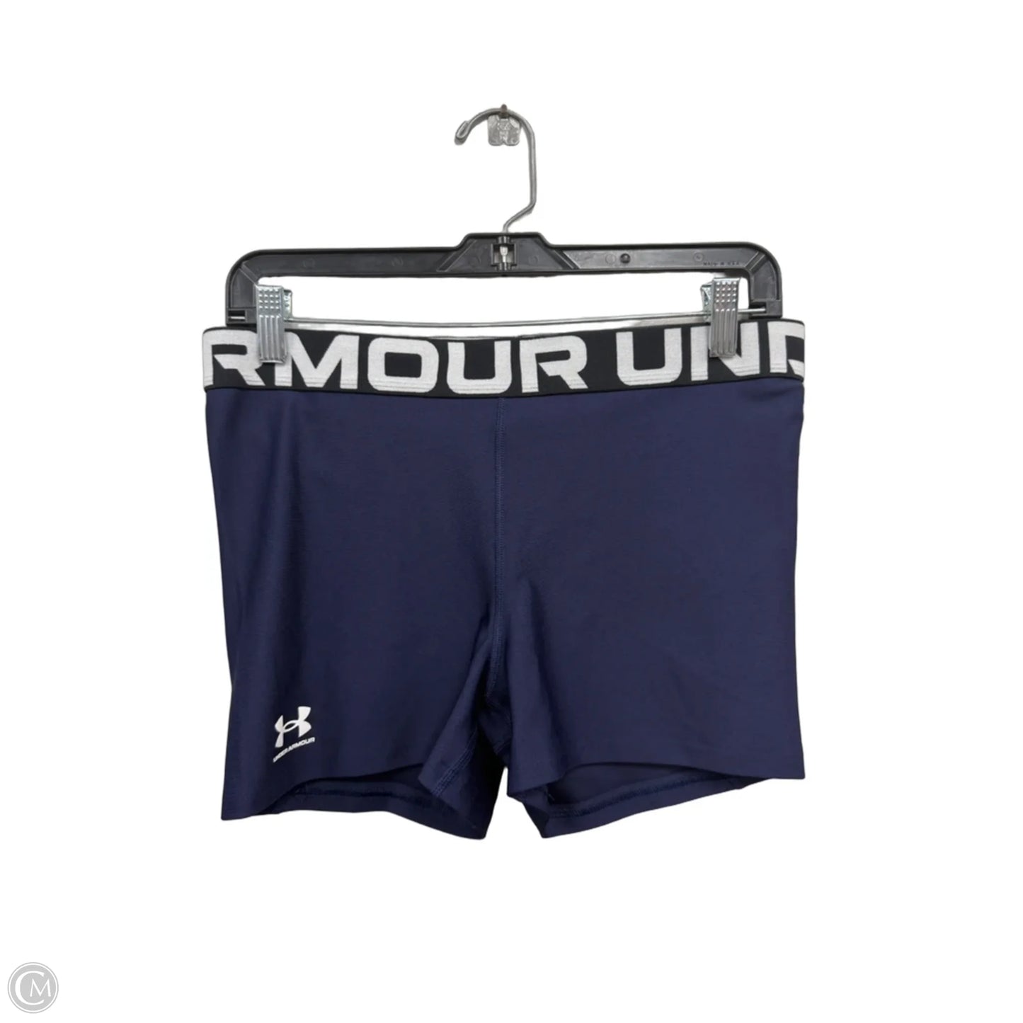 Athletic Shorts By Under Armour In Navy, Size: L