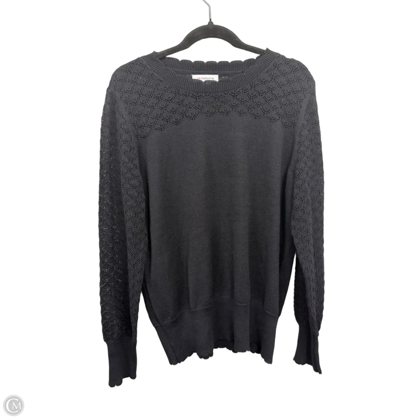 Sweater By Liz Claiborne In Black, Size: Xl