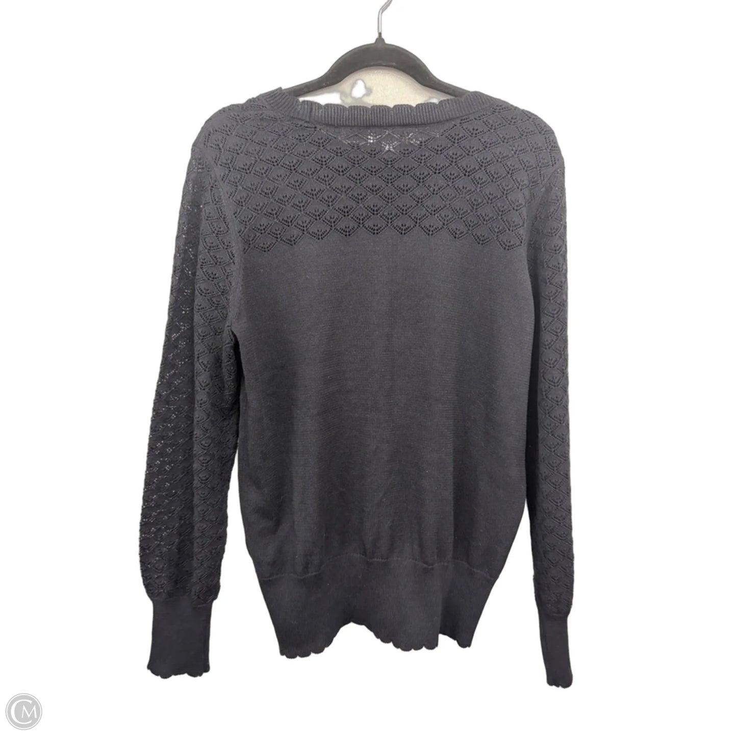 Sweater By Liz Claiborne In Black, Size: Xl