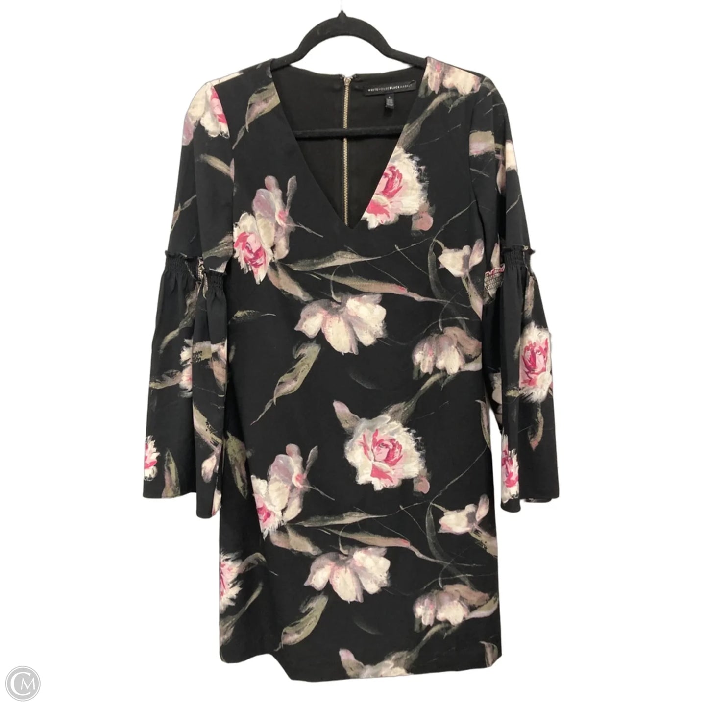 Dress Casual Short By White House Black Market In Black & Pink, Size: 4