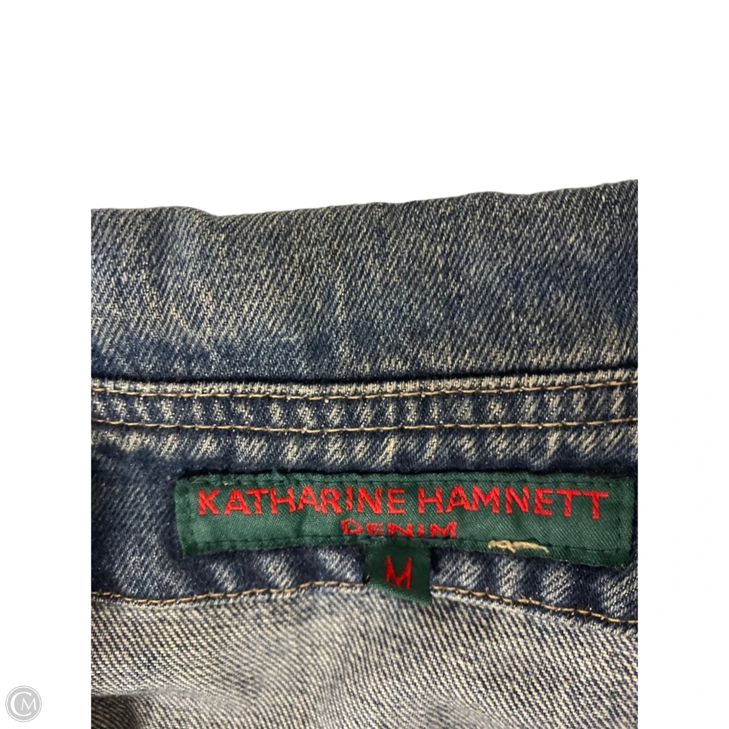 Jacket Denim By Cmb In Blue Denim, Size: M