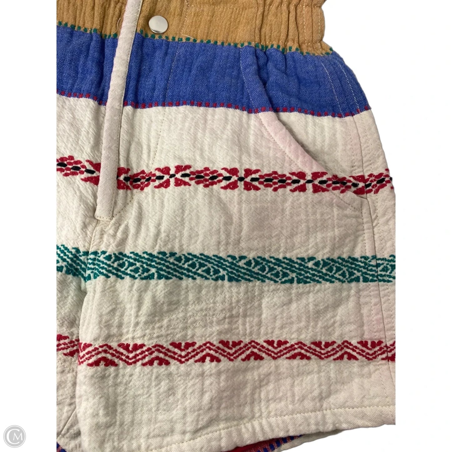 Shorts Designer By Isabel Marant In Cream & Tan, Size: Xs