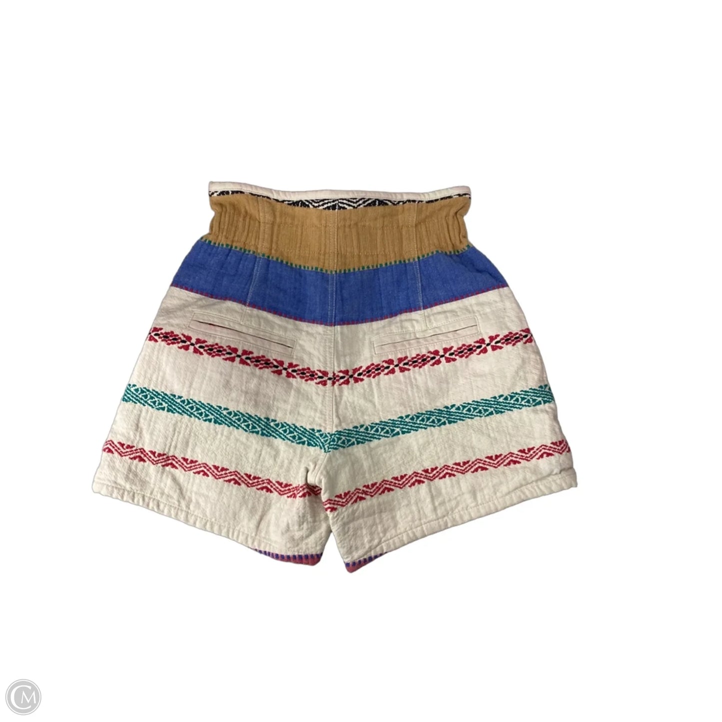 Shorts Designer By Isabel Marant In Cream & Tan, Size: Xs
