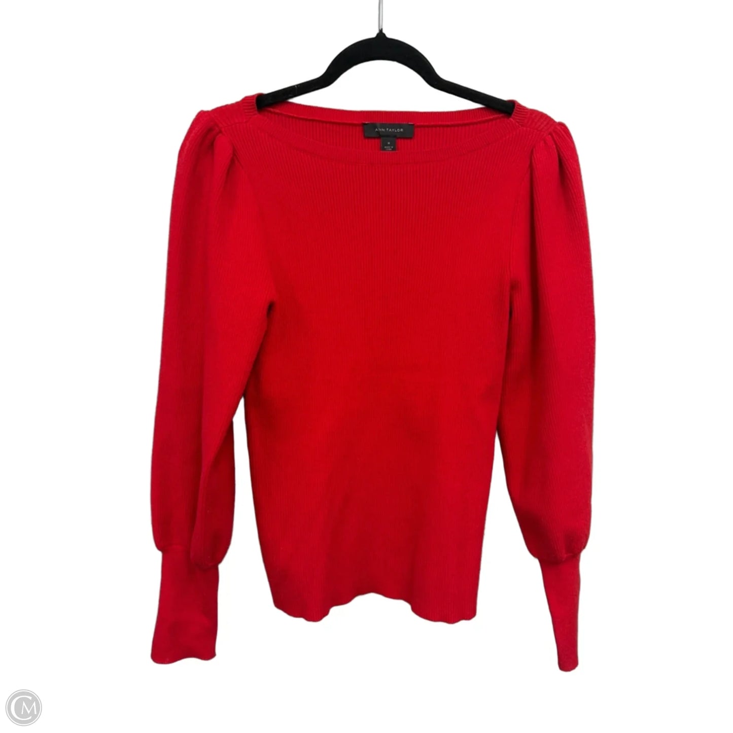Sweater By Ann Taylor In Red, Size: M