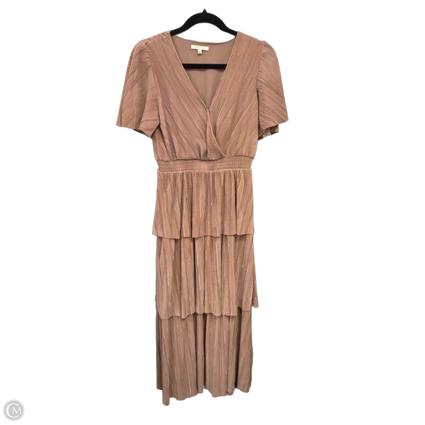 Dress Casual Maxi By Skies Are Blue In Tan, Size: Xs