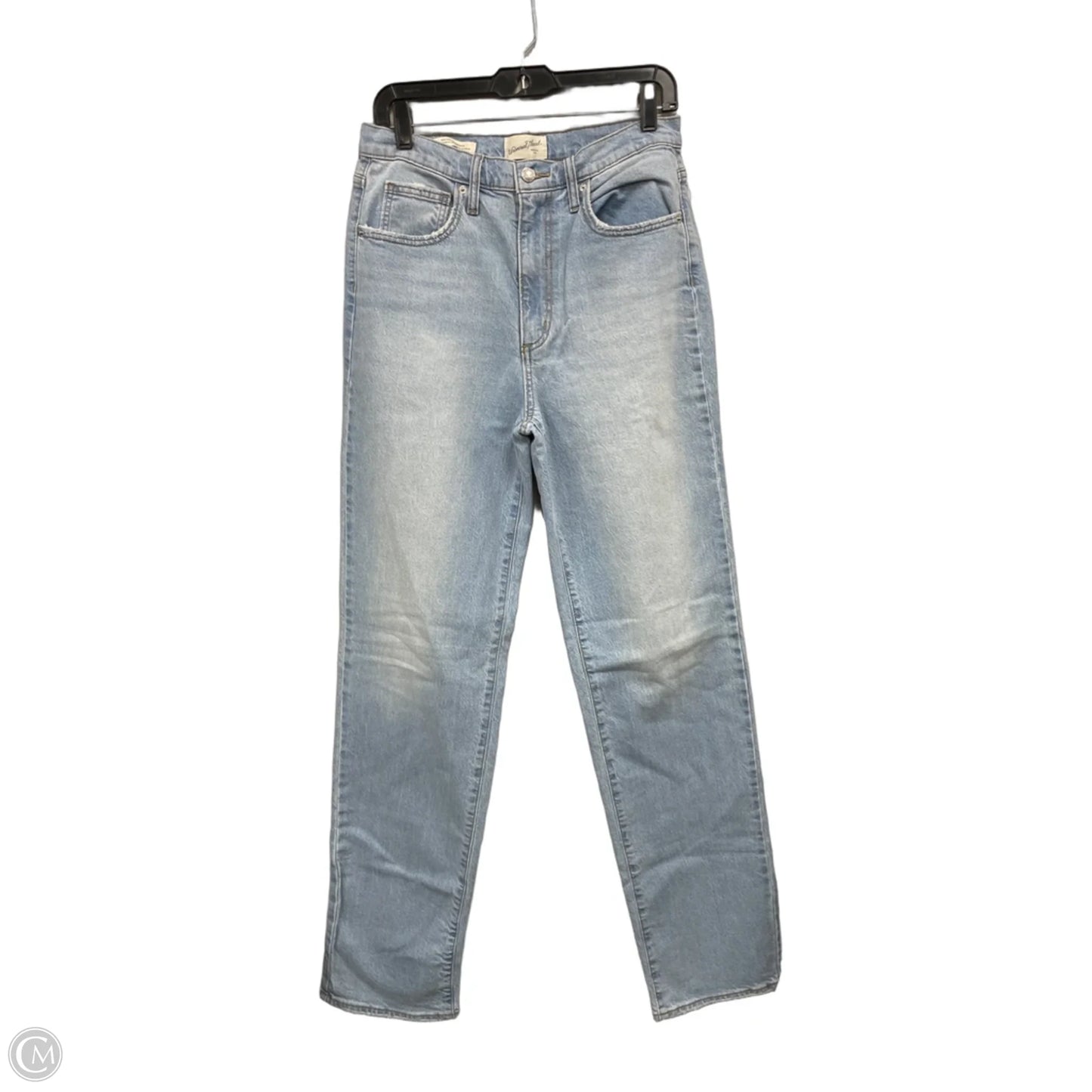 Jeans Straight By Universal Thread In Blue Denim, Size: 8l