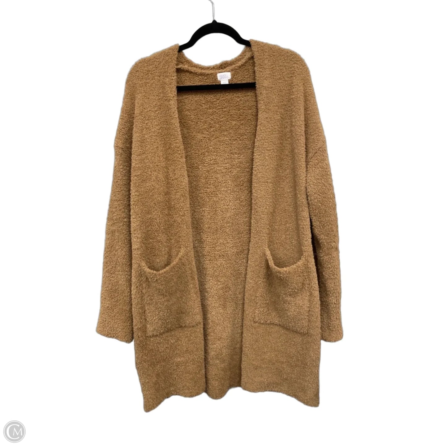 Sweater Cardigan By Stars Above In Brown, Size: M