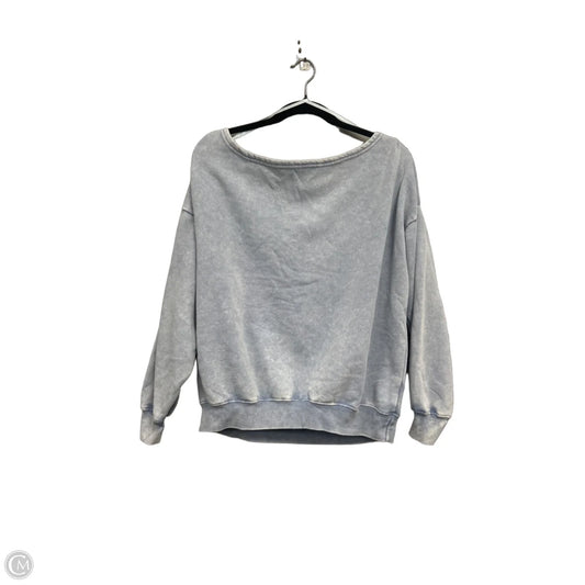 Sweatshirt Crewneck By Vinyl Icons In Blue, Size: S
