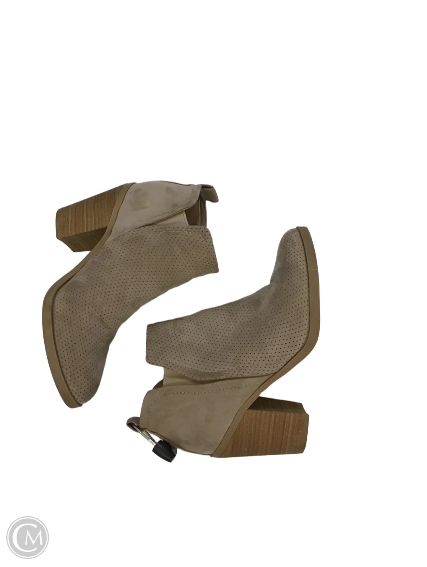 Boots Ankle Heels By Universal Thread In Tan, Size: 6