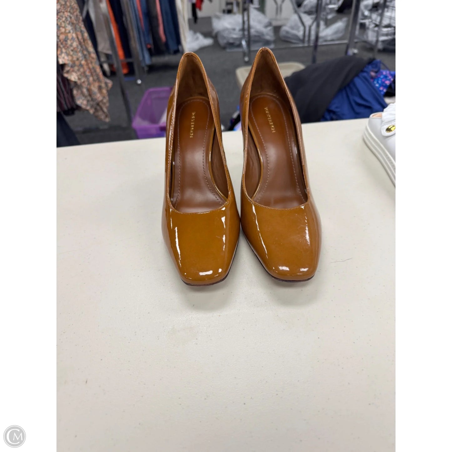 Shoes Designer By Tory Burch In Brown & Tan, Size: 8.5