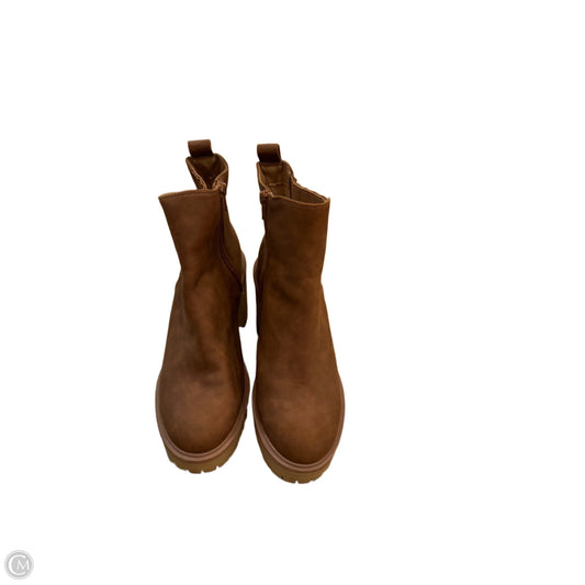 Boots Ankle Heels By Dolce Vita In Tan, Size: 9