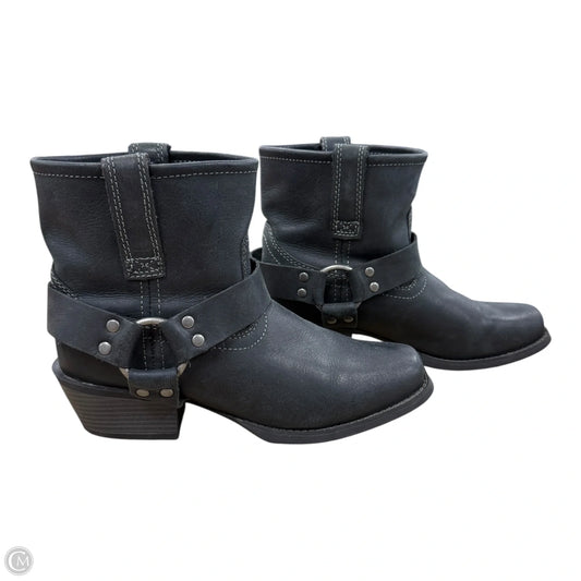 Boots Ankle Heels By Justin In Black, Size: 9