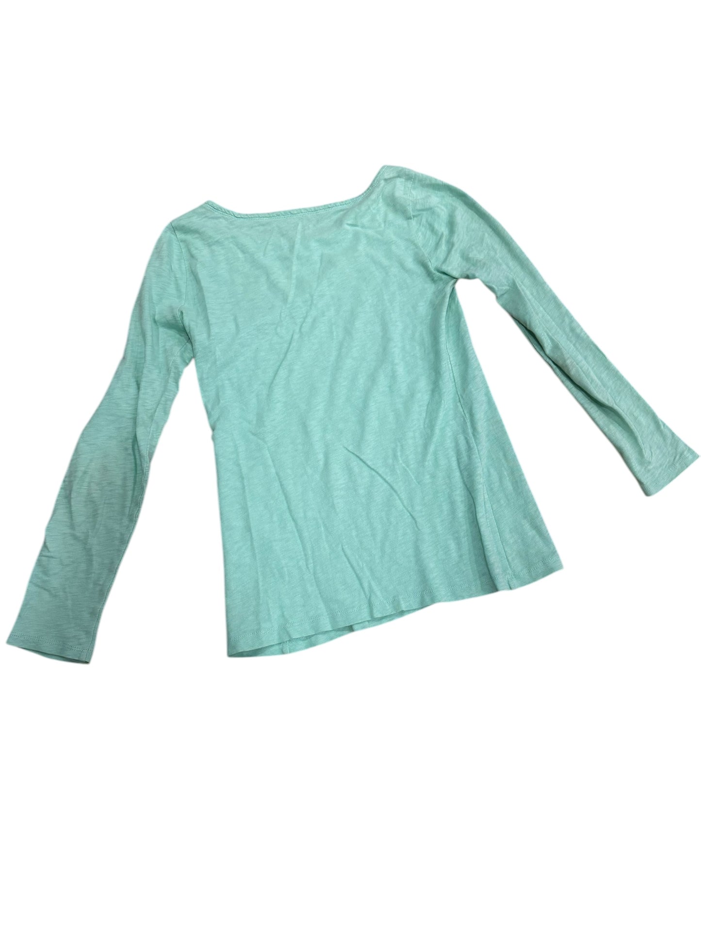 Top Long Sleeve By J. Crew In Green, Size: S