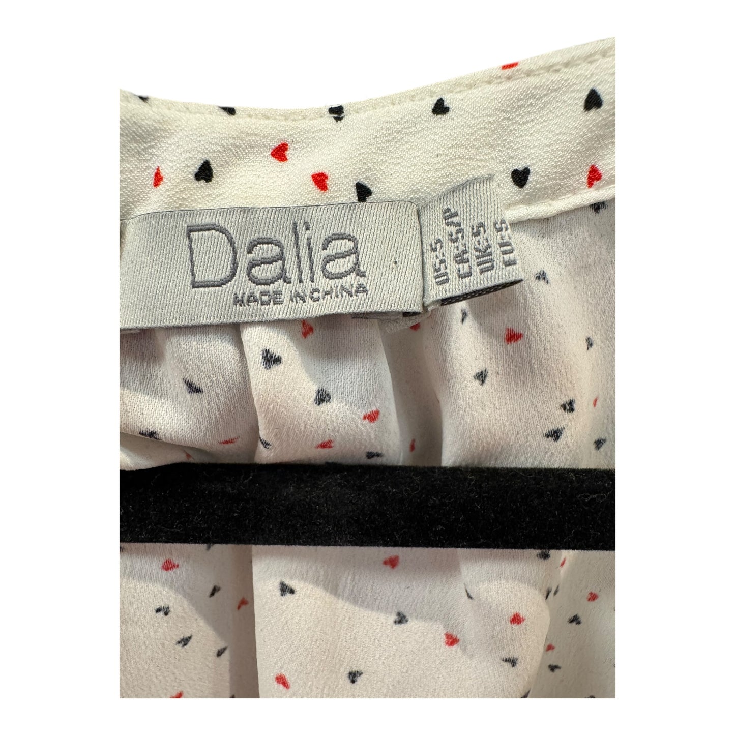 Top Long Sleeve By Dalia In White, Size: S