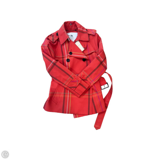 Coat Designer By Coach In Orange, Size: Xs