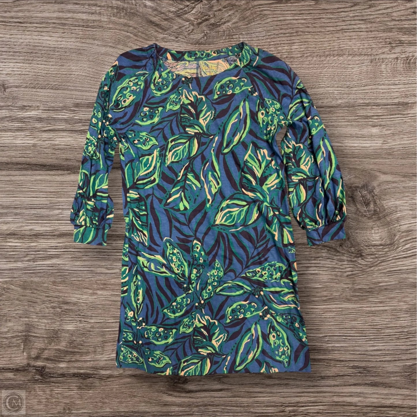 Dress Designer By Lilly Pulitzer In Blue & Green, Size: S