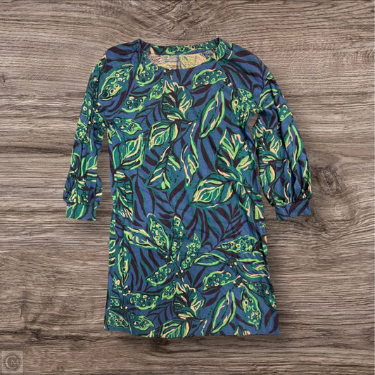 Dress Designer By Lilly Pulitzer In Blue & Green, Size: S