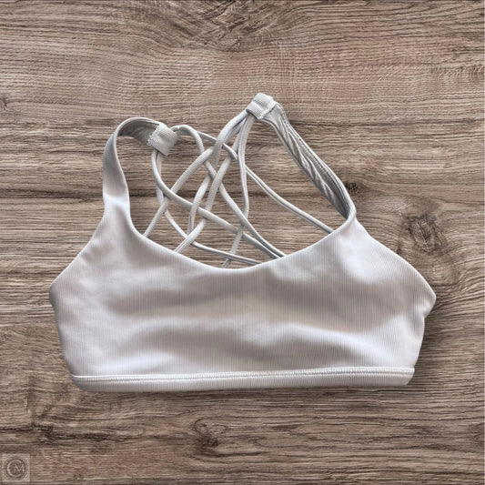 Athletic Bra By Lululemon In Cream, Size: 2