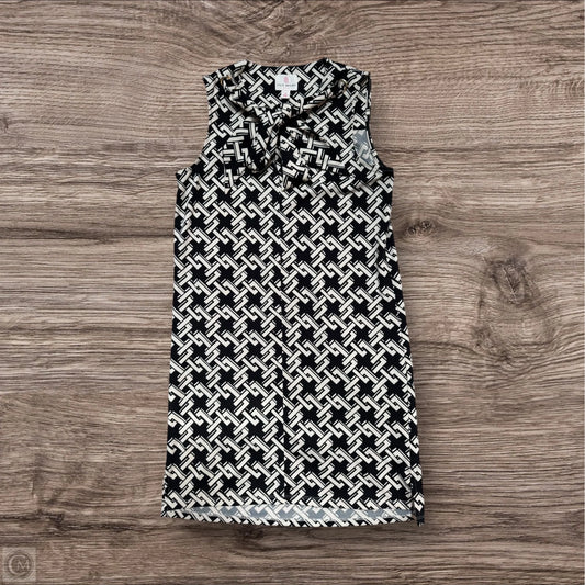 Dress Casual Midi By Julie Brown In Black & White, Size: S