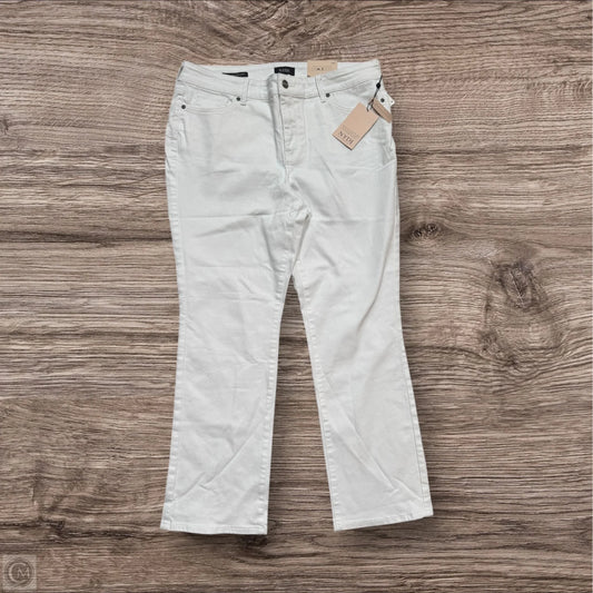 Jeans Straight By NYJD In White, Size: 16