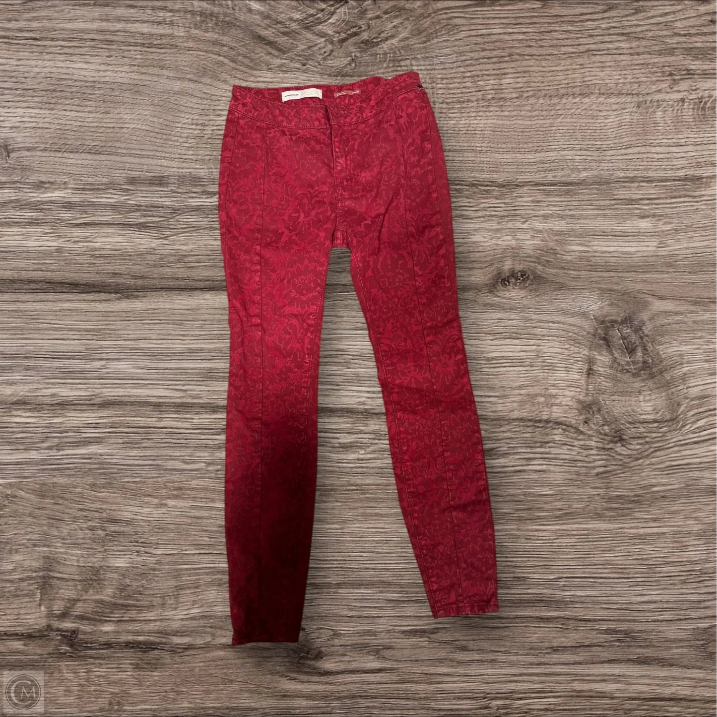 Jeans Skinny By Pilcro In Red, Size: 2p