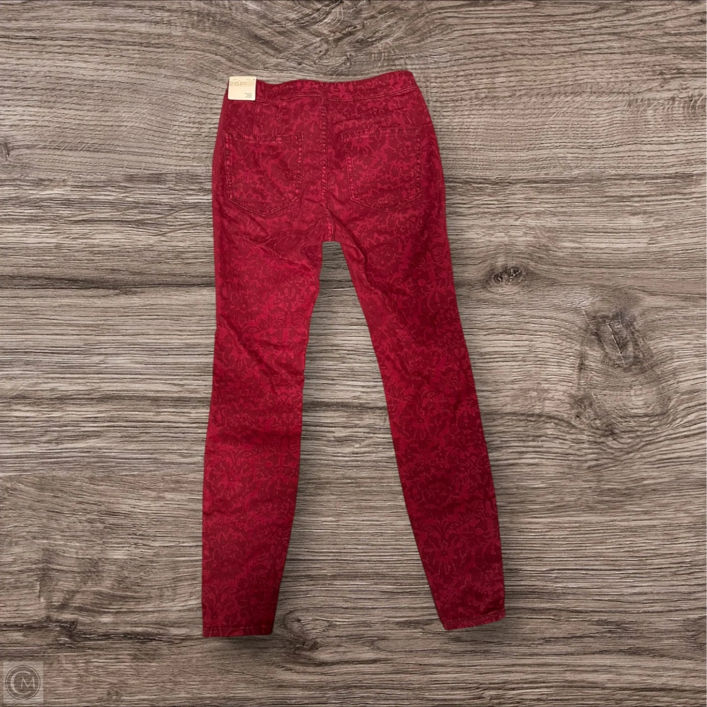 Jeans Skinny By Pilcro In Red, Size: 2p