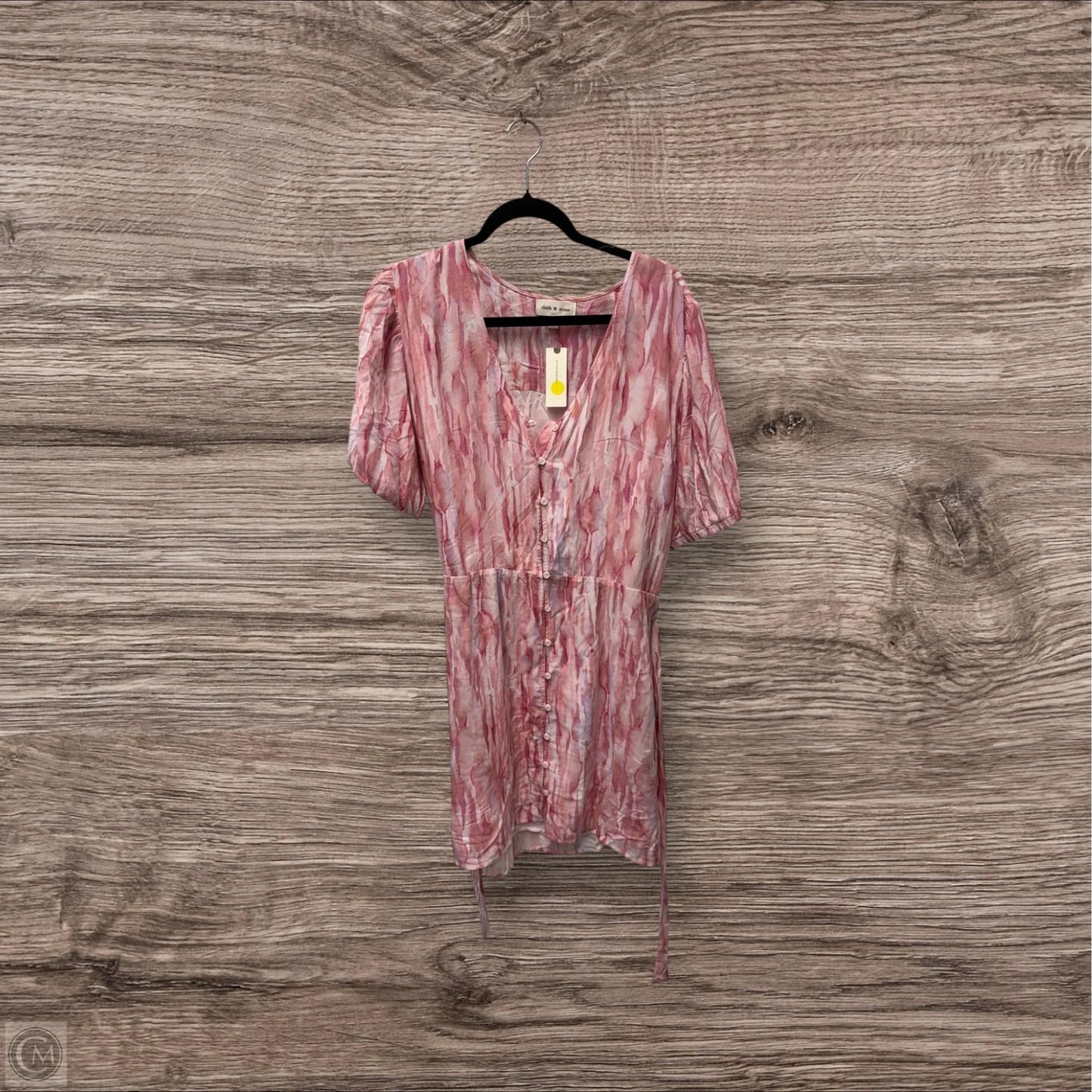 Dress Casual Midi By Cloth & Stone In Pink, Size: Xl