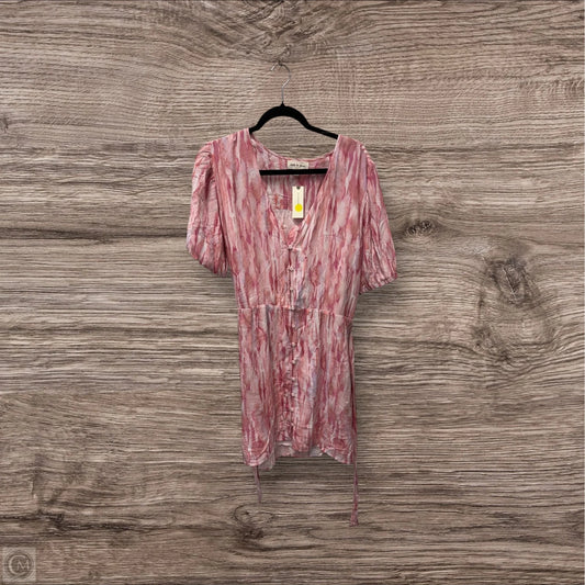 Dress Casual Midi By Cloth & Stone In Pink, Size: Xl